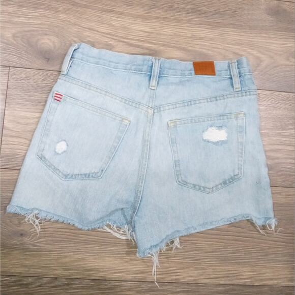 [B10] BDG Girlfriend High Rise Cutoffs Distressed Denim - Picture 3 of 5